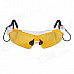 Touch Control Bluetooth V2.1 Sunglasses Goggles w/ Brightness Enhancement / Polarized Lenses - White