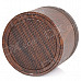 TM-01 Portable Wood Grain Bluetooth v2.1 Speaker w/ FM / TF / Microphone - Coffee + Black