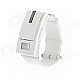 Separate Design Bluetooth V3.0 Sporty Watch Style Headset for Mobile Phones - White