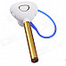 Universal Bluetooth V4.1 In-Ear Style Headphone w/ Voice Dialing Prompt - White + Golden