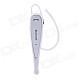 Universal Bluetooth V4.0 In-Ear Style Headphone w/ Voice Dialing & Prompt - White