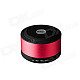 BASN D101 Portable Bluetooth v3.0 + EDR Speaker w/ Microphone / TF - Red + Black