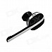 Universal Bluetooth V4.0 In-Ear Style Headphone w/ Voice Dialing & Reminder - Black + Sliver