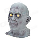 Halloween Party Cosplay Grey Zombie Mask for Men - Grey