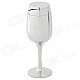 Creative Red Wine Glass Shape Plastic Butane Gas Lighter - Silver