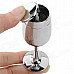 Creative Red Wine Glass Shape Plastic Butane Gas Lighter - Silver