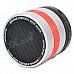 Portable 3W Bluetooth V3.0 Speaker w/ Microphone / FM / TF / Mini USB - Silver + Black