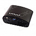 RD-802 24W LED HD Home Mini Projector w/ HDMI / VGA / USB + Remote Control - Black (EU Plug)