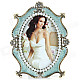 European Style Luxurious Rhinestone Studded Zinc Alloy Photo Frame - Antique Bronze