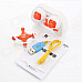 Genuine Nat Cheerson Cx-10 Mini 2.4G 4-CH 6 Axis LED RC Quadcopter Airplane - Orange