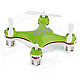 Genuine Nat Cheerson Cx-10 Mini 2.4g 4-CH 6 Axis LED RC Quadcopter Airplane - Green