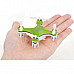 Genuine Nat Cheerson Cx-10 Mini 2.4g 4-CH 6 Axis LED RC Quadcopter Airplane - Green