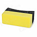 Multi-functional Home / Car Use EVA Sponge Cleaning Washing Tool - Black + Yellow
