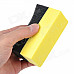 Multi-functional Home / Car Use EVA Sponge Cleaning Washing Tool - Black + Yellow