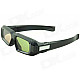 HW01 3D Rechargeable Active Shutter Glasses w/ Bluetooth for 3D Projector / TV + More - Black