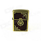 Door Knocker Pattern Retro Style Kerosene Lighter - Brown + Bronze