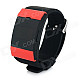 E5 Bluetooth V3.0 Bracelet Smart Watch w/ Call Reminder / Alarm Clock for Cellphone - Black + Red