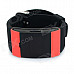 E5 Bluetooth V3.0 Bracelet Smart Watch w/ Call Reminder / Alarm Clock for Cellphone - Black + Red