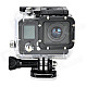 F42 Waterproof Sports 0.8" LCD CMOS 5MP / 12MP Wi-Fi HD Camera / Camcorder - Black