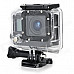 F42 Waterproof Sports 0.8" LCD CMOS 5MP / 12MP Wi-Fi HD Camera / Camcorder - Black