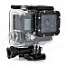 F42 Waterproof Sports 0.8" LCD CMOS 5MP / 12MP Wi-Fi HD Camera / Camcorder - Black