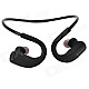SM-808 Sports Bluetooth V4.0 Earhook Headset w/ Microphone - Black