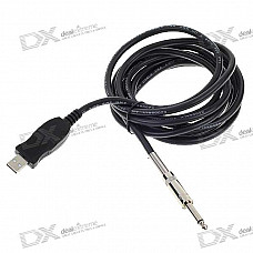 USB Guitar Audio Cable (300CM-Length)