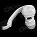 Sports Bluetooth V4.0 Earhook Headset w/ Microphone - White