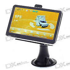 5.0" LCD 500MHz Win CE 6.0 GPS Navigator w/FM Transmitter + TF Slot (2GB/Maps)