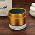 Portable Bluetooth V2.1 Handsfree Mini Speaker w/ TF / FM / Mini USB / 3.5mm - White + Gold