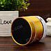 Portable Bluetooth V2.1 Handsfree Mini Speaker w/ TF / FM / Mini USB / 3.5mm - White + Gold