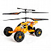 HUAJUN HJ803 New 2.5-CH Flight / Taxiing Mode Remote Control Helicopter w/ Gyro - Yellow + Black