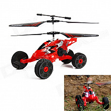 HUAJUN HJ803 New 2.5-CH Flight / Taxiing Mode Remote Control Helicopter w/ Gyro - Red + Black