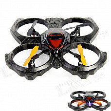 HUAJUN HJ802 4.5-CH 2.4GHz 6-Axis Radio Control R/C Aircraft UFO w/ Gyro - Black