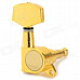 Square Head Sealed String Winders for 40/41 Acoustic Guitar - Gold (6 PCS)