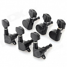 Square Head Sealed String Winders for 40/41 Acoustic Guitar - Black (6 PCS)