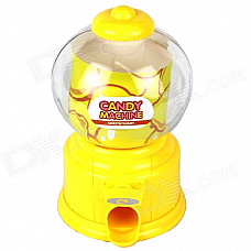 Manual Rotation Torsion Candy Machine / Piggy Bank - Yellow (350mL)