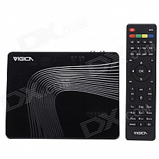 VIGICA C70T Android 4.2 Full HD Google TV Player w/ DVB-T2, XBMC, 1GB RAM, 4GB ROM, EU Plug - Black