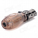 Creative Bowling Style Windproof Butane Gas Lighter - Translucent Grey