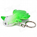 Creative Cabbage Fish Style Butane Gas Lighter - Green + White