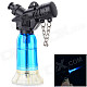 Air Gun Style Butane Gas Lighter - Lake Blue + Black