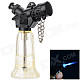 Air Gun Style Butane Gas Lighter - Translucent White + Black