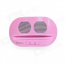 CKY BC145 Mini Wireless Bluetooth V3.0 Docking Speaker w/ USB - Pink