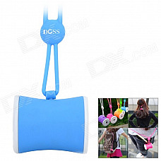 DOSS DS-1159 Waist Drum Shaped Portable Outdoor Wearable Wireless Bluetooth Speaker w/ TF - Blue