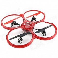 YDL-BX666 2.4GHz 4-CH 6-Axis Gyroscope Quadrocopter - Red + Black