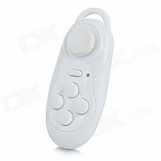 Multifunction Wireless Bluetooth V3.0 Selfie Shutter Remote / Game Console Controller - White