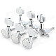 Square Head Sealed String Winders for 40/41 Acoustic Guitar - Silver (6 PCS)