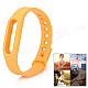 Replacement Silicone Wrist Band for Xiaomi Smart Bracelet - Orange