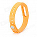 Replacement Silicone Wrist Band for Xiaomi Smart Bracelet - Orange