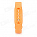 Replacement Silicone Wrist Band for Xiaomi Smart Bracelet - Orange